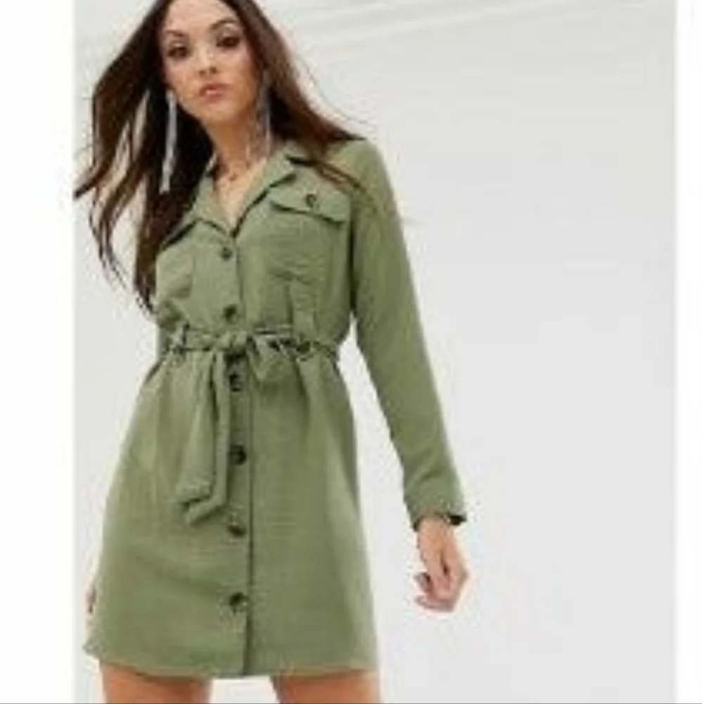 ASOS GREEN DRESS - Picture 2 of 3